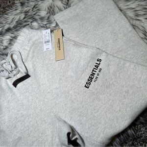 Essentials Fear of God Light Oatmeal Relaxed Pants